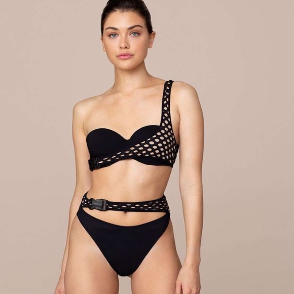 NWT Agent Provocateur Lopez Black Bikini Bottom - Picture 2 of 10